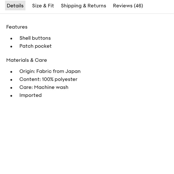 Aritzia Wilfred Relaxed Button Up - Size S - Picture 9 of 10